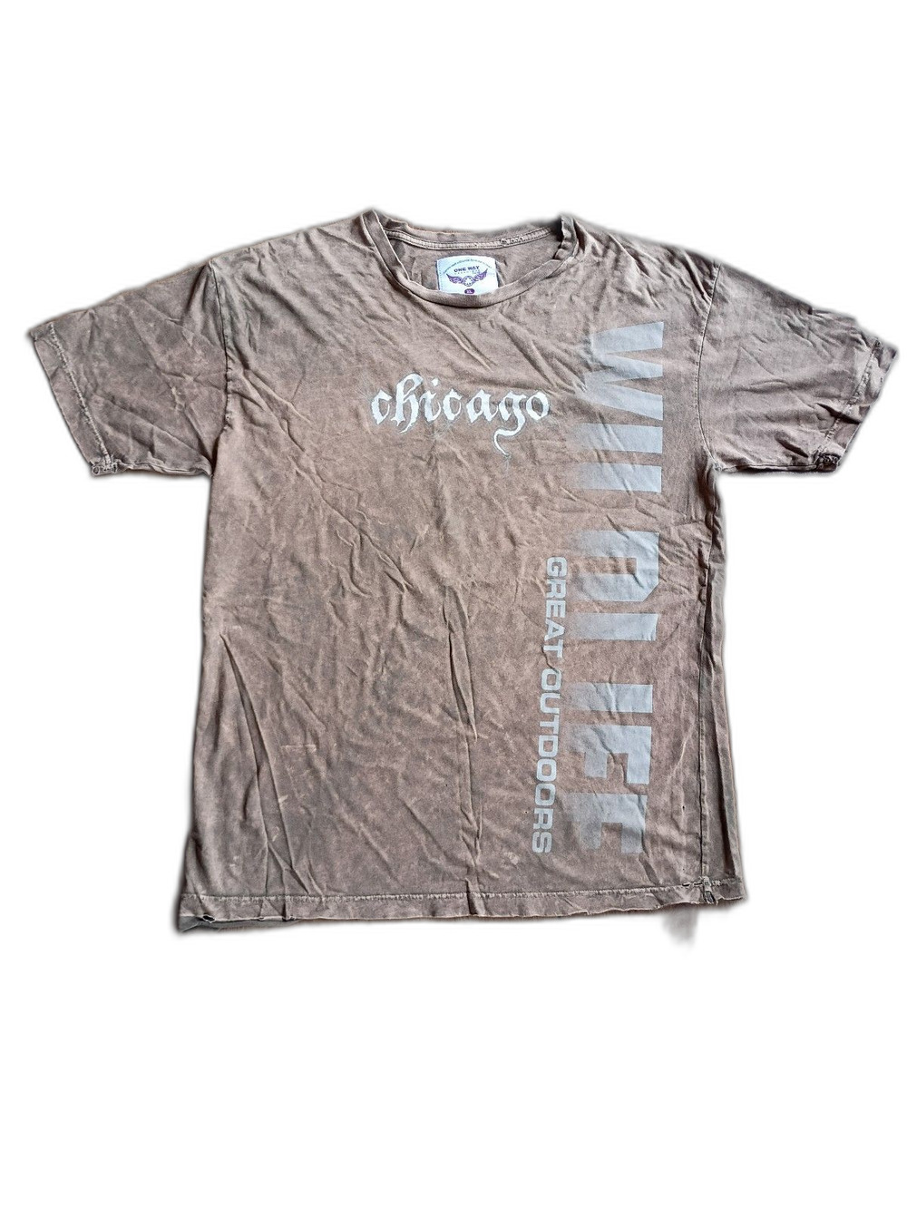 Vintage Chicago Wild Life Great Outdoors Distressed T-Shirt XL